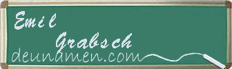 Emil Grabsch Visitenkarte